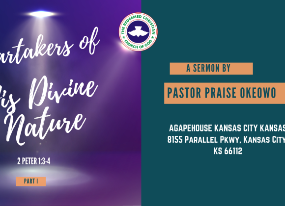 Partakers of HIS DIVINE nature -Part 1